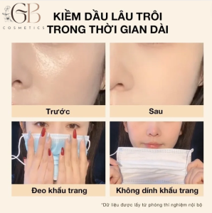 Khả năng kiềm dầu của phấn phủ Pefect Diary