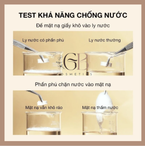 Khả năng chống nước của phấn phủ Perfect Diary